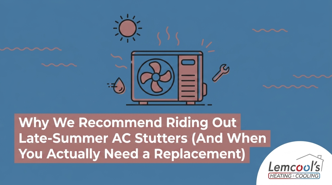 Why We Recommend Riding Out Late-Summer AC Stutters (And When You Actually Need a Replacement) — featured image